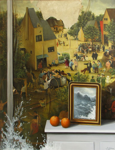 inspiré de jour de kermesse de brueghel